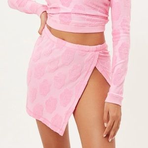 Frankies Bikini Stacy Terry Floral Skirt Sz M